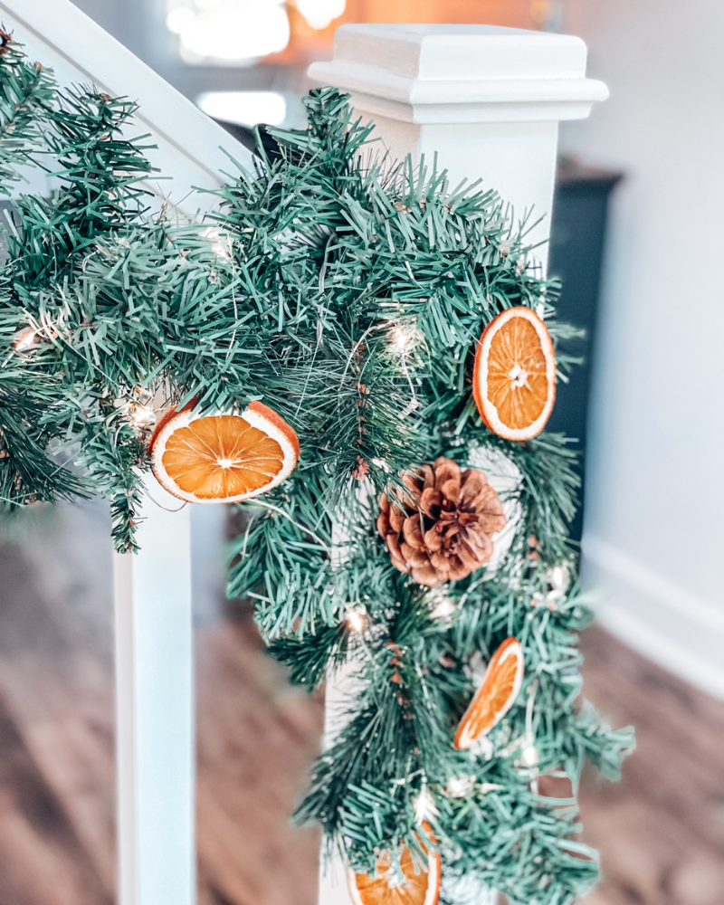 How To DIY Dried Orange Garland For Christmas Decorating – A Simply ...